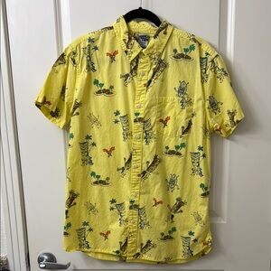 Hang Ten Yellow Printed Men’s Shirt